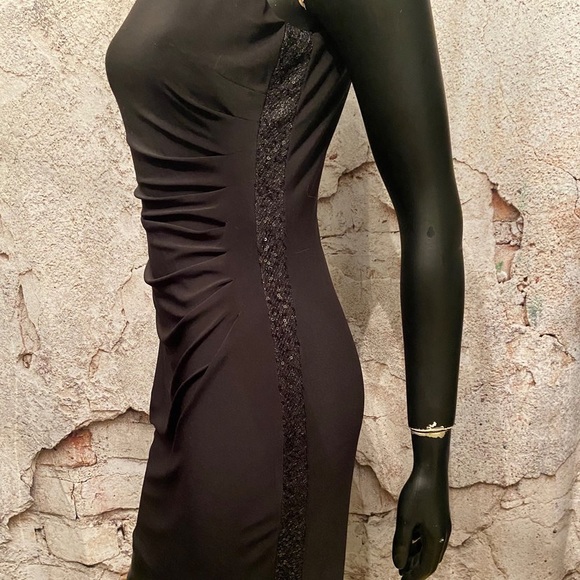 Ralph Lauren Side Sequin Rouched Dress - Picture 4 of 6